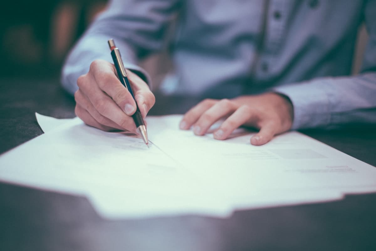 Reviewing and signing a document